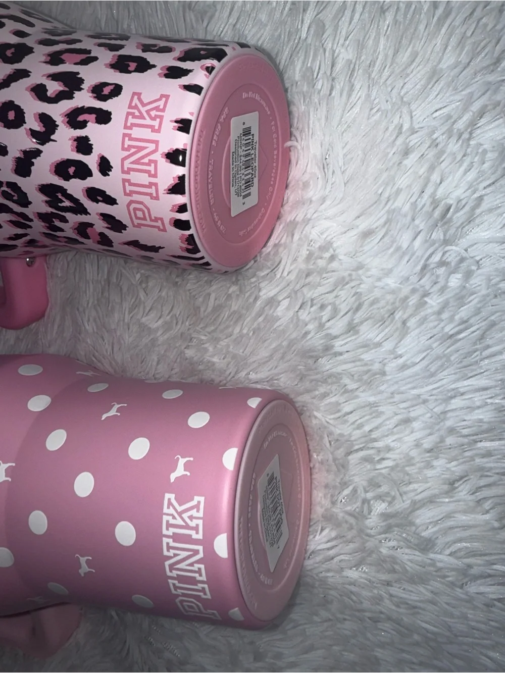 HydroJug Pink Polka Dot & Pink Leopard victoria secret